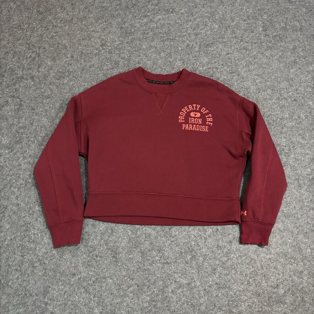 Under Amour Project Sweater Pullover Women’s XS Fleece Crew